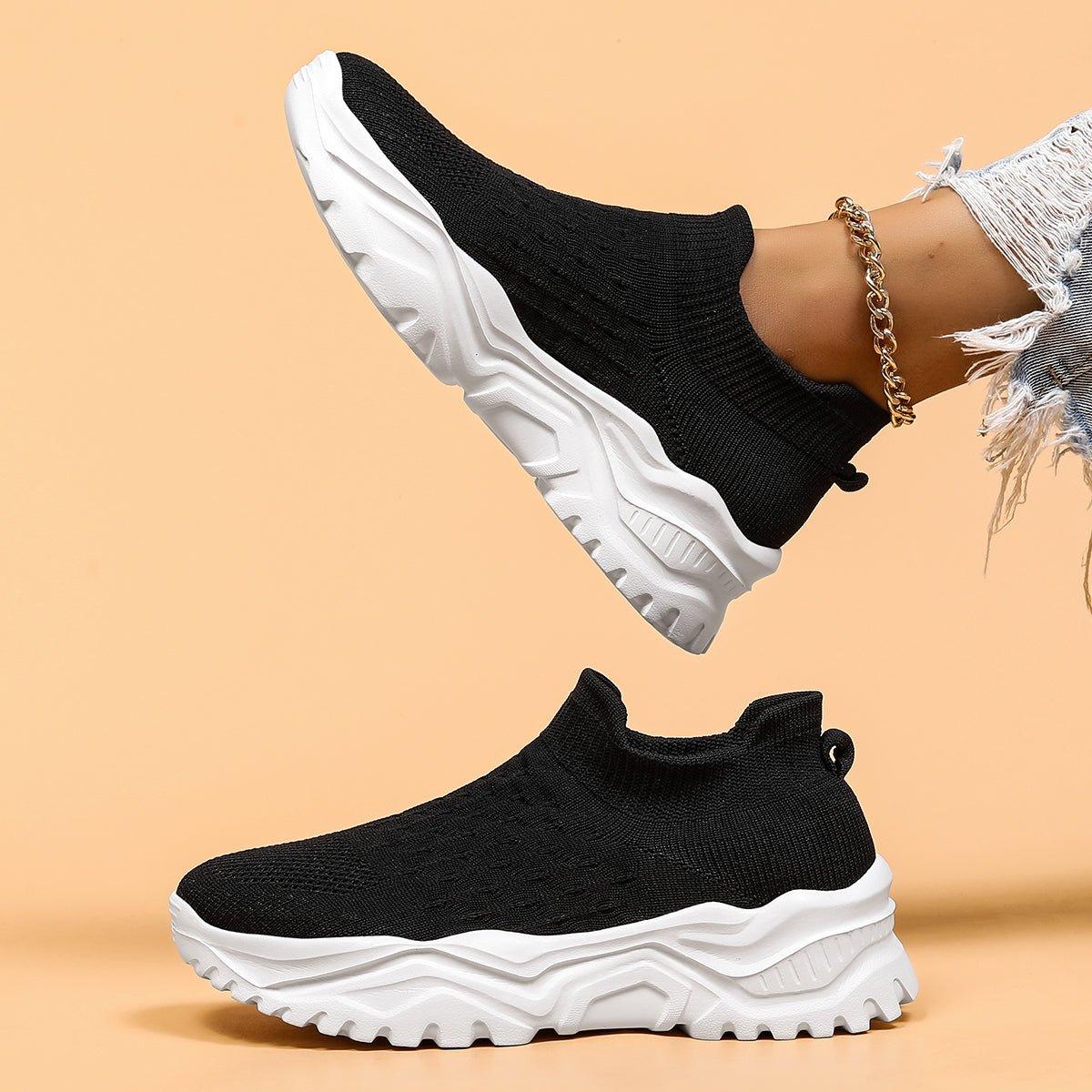 Ortho Cloud Slip Ons (Black White)