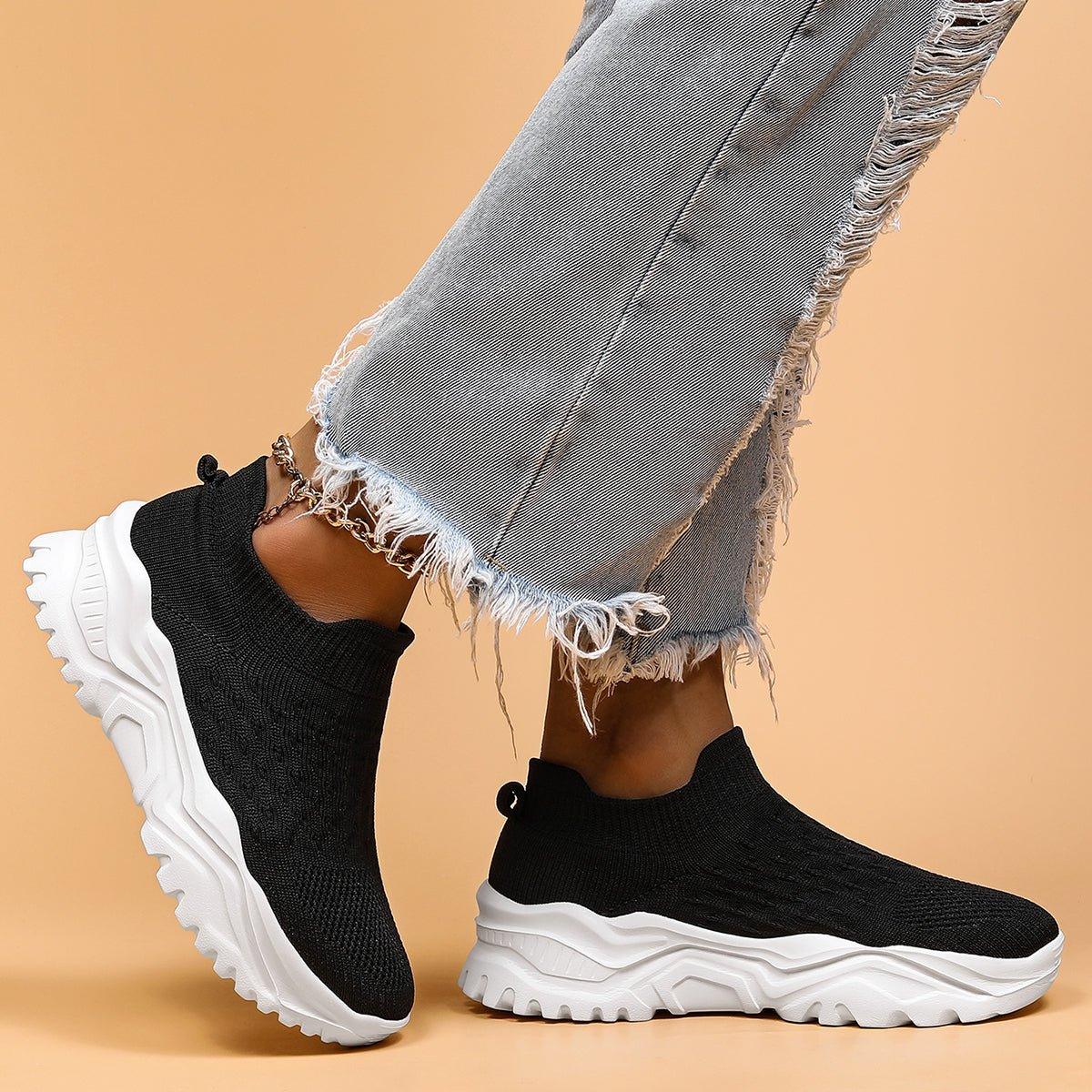 Ortho Cloud Slip Ons (Black White)