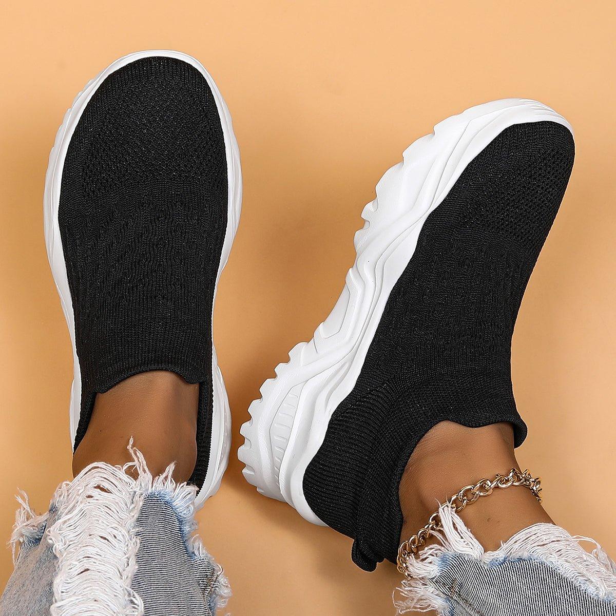 Ortho Cloud Slip Ons (Black White)