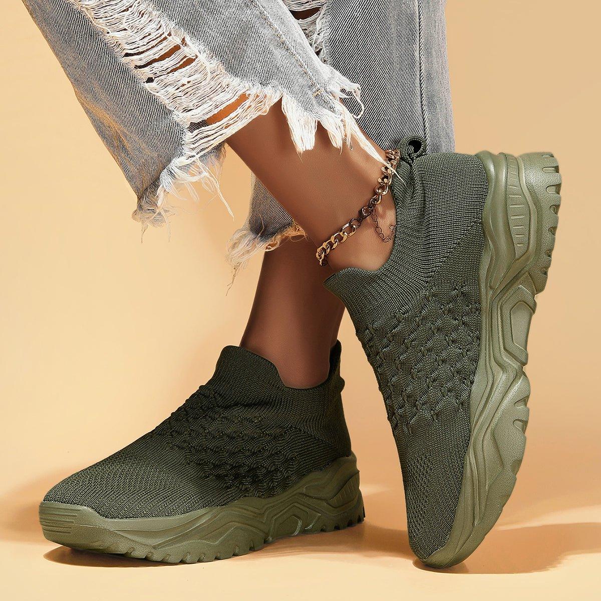Ortho Cloud Slip Ons (Olive Green)