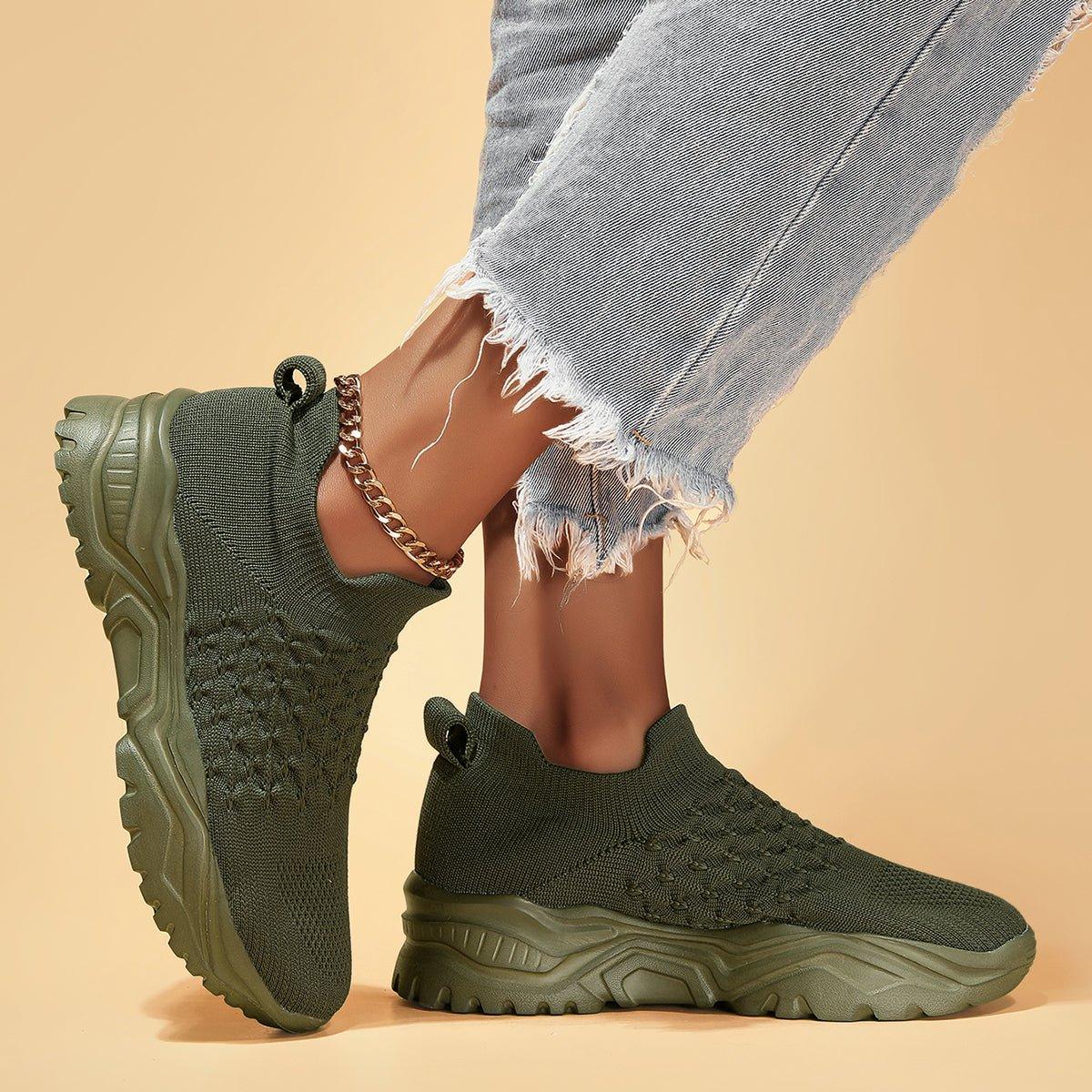 Ortho Cloud Slip Ons (Olive Green)
