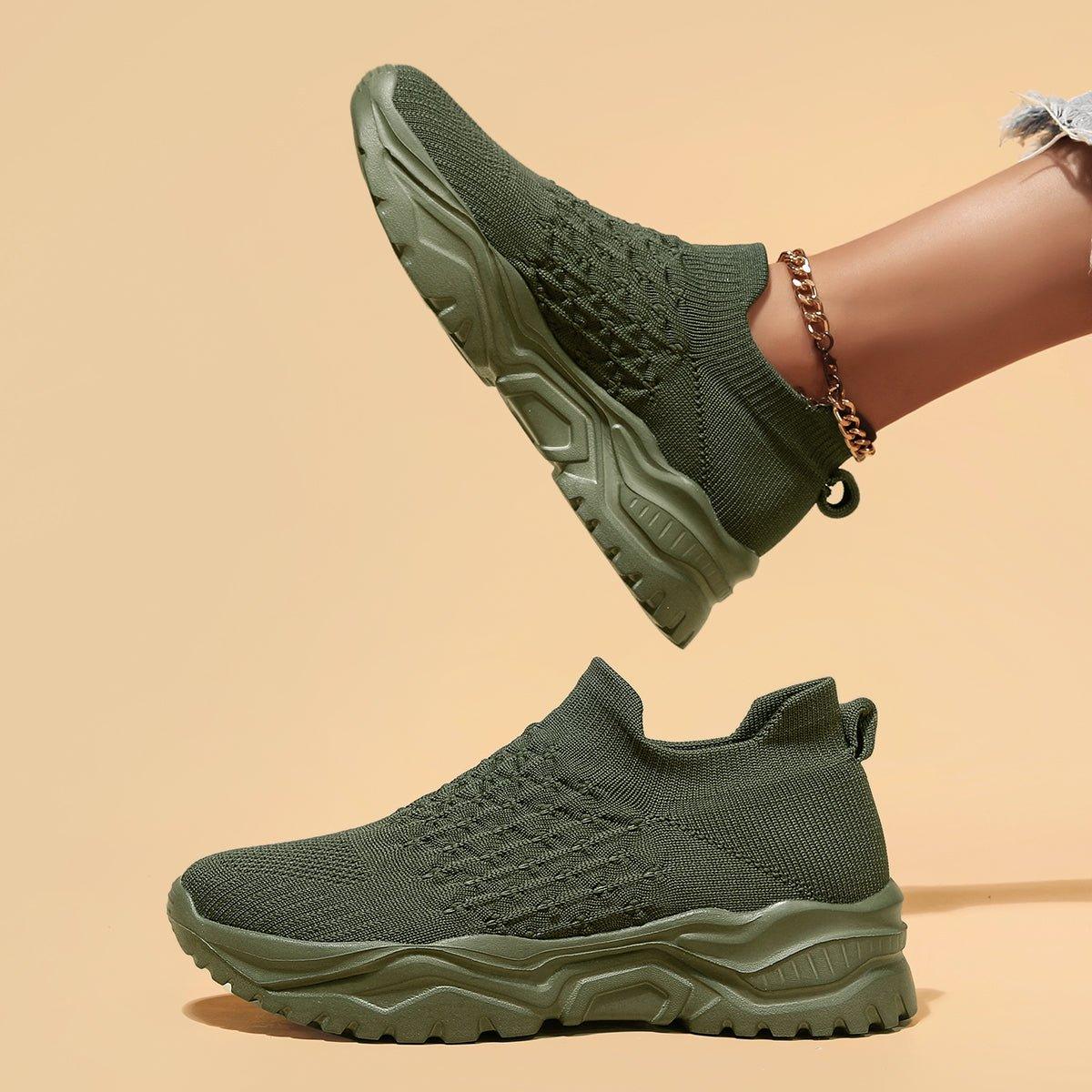 Ortho Cloud Slip Ons (Olive Green)