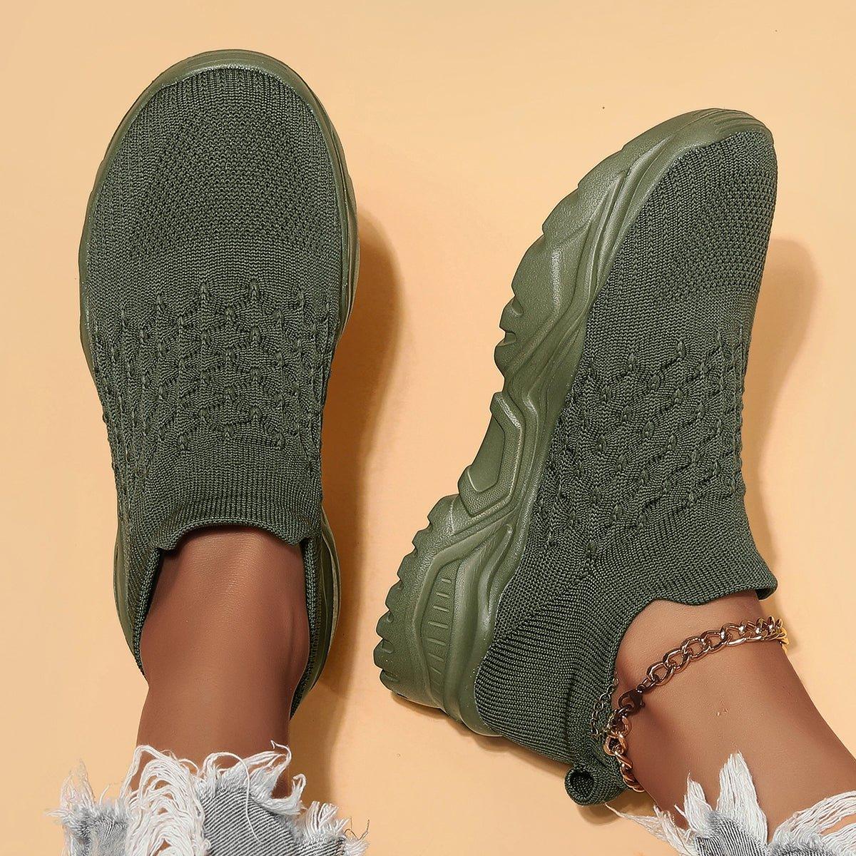Ortho Cloud Slip Ons (Olive Green)