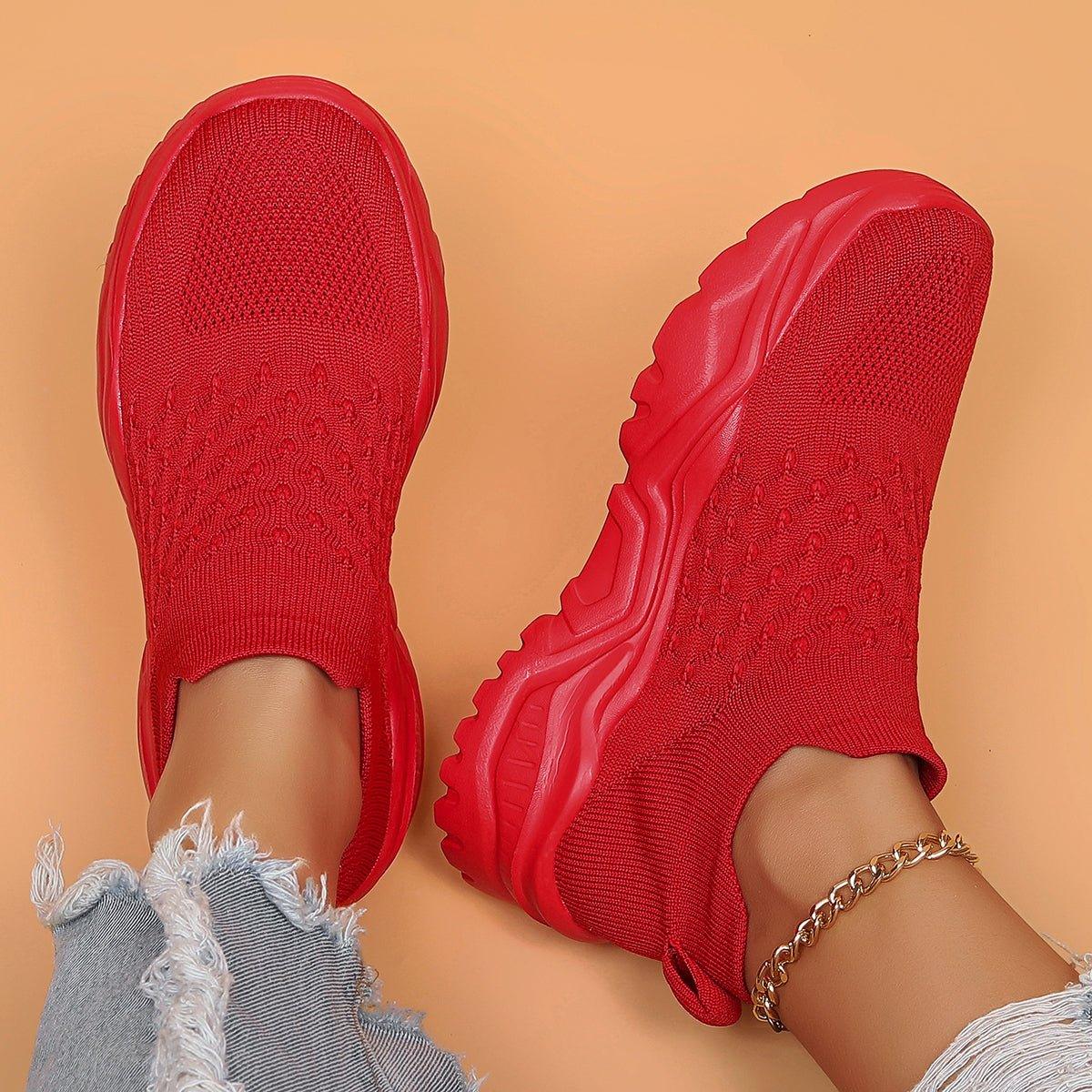 Ortho Cloud Slip Ons (Red Rose)