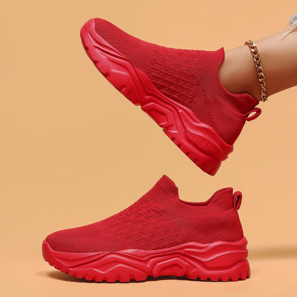 Ortho Cloud Slip Ons (Red Rose)