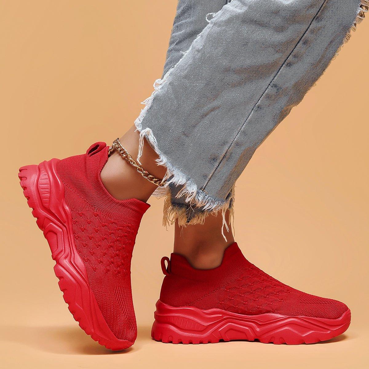Ortho Cloud Slip Ons (Red Rose)