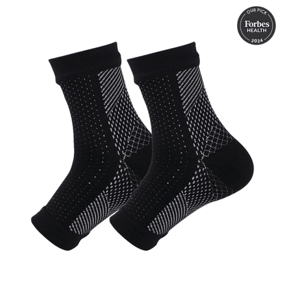 Black Red Orthopedic Socks
